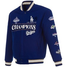 LA Dodger JH Design Royal World Series Champions Jacket Size S-5XL