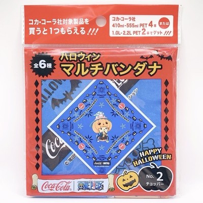 One Piece × Coca Cola Chopper Halloween Multi Scarf Bandana Anime Manga Japan