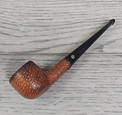 Vintage Medico 82 Leather Wrapped Briar Smoking Pipe Billiard Shape Filter Stem