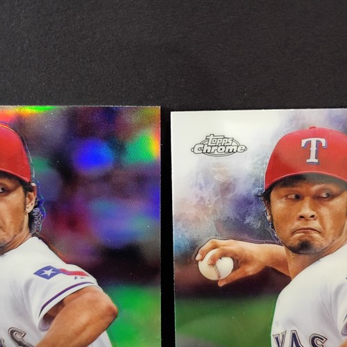 2016 Topps Chrome Yu Darvish (2X) BASE & REFRACTOR (RAINBOW) #20 **MINT**QRSC** - Picture 7 of 15