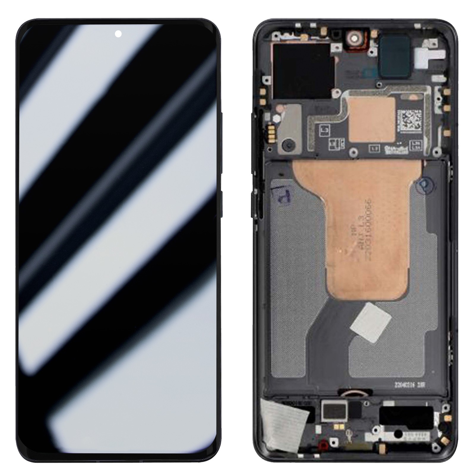 Écran Xiaomi 12 de remplacement d'origine noir vitre prémontée pour photos nettes