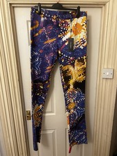 Pantalone uomo Dolce & Gabbana Luminaire stampa colorata - nuovo con etichette prezzo consigliato £795