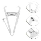2Pcs Handheld Fat Caliper Durable ABS Plastic Adult Body Fat Measure Device