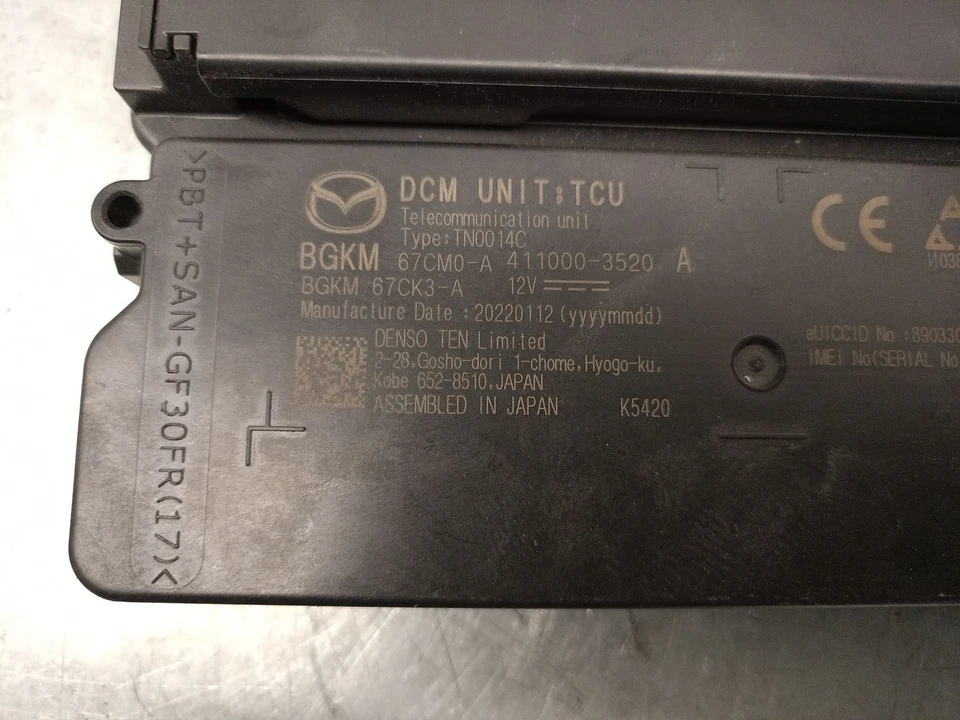 BGKM67CK3A MODULO ELETTRONICO / 5514708 PER MAZDA 3 HATCHBACK BP 2.0 SKYACTIV- - Immagine 4 di 4