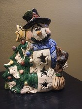 Blue Sky Clayworks Heather Goldminc Snowman C...