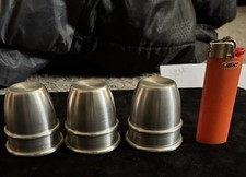 🔥 Rare MINI Monti Cups Aluminum NO LONGER MADE Cups And Balls Magic Trick Htf