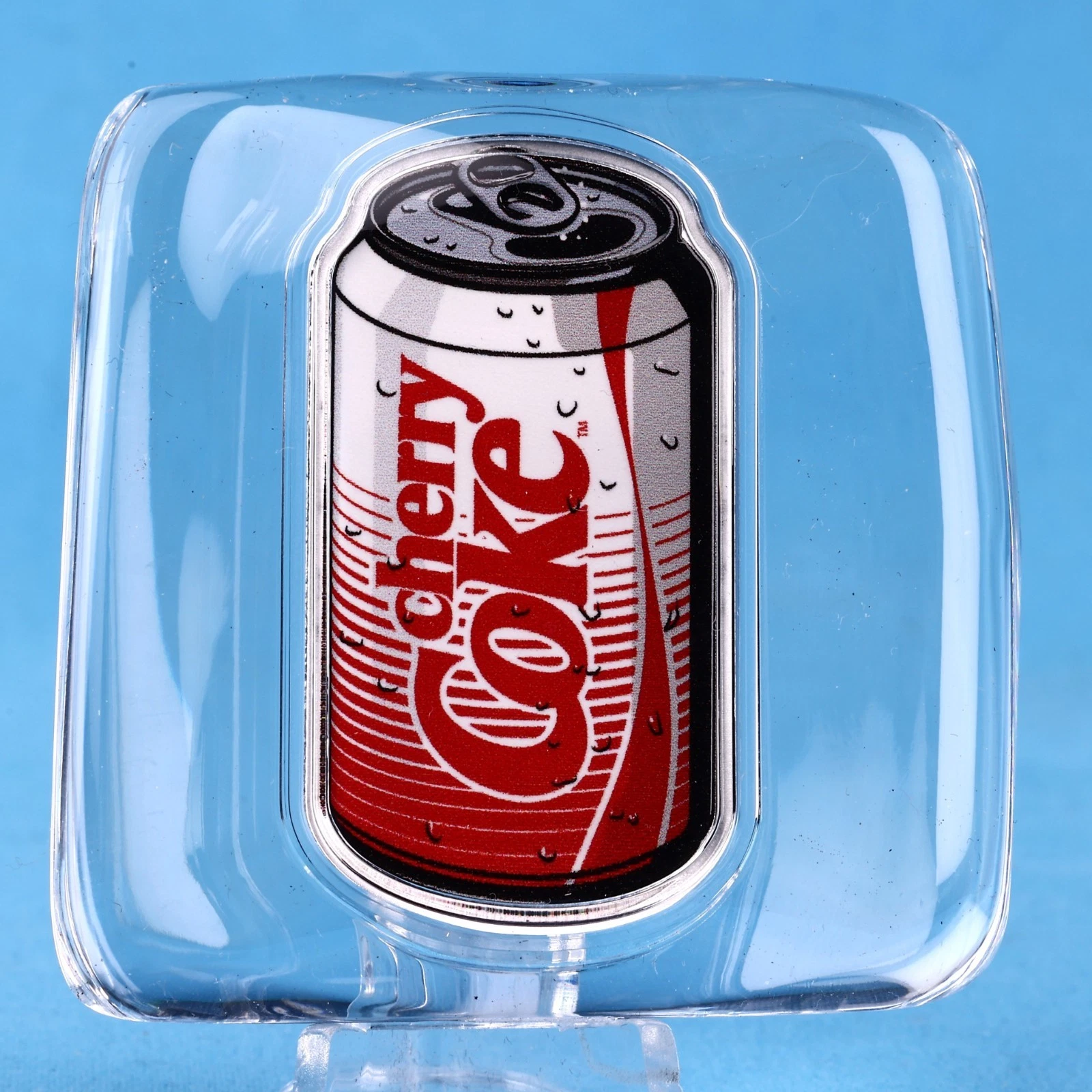 Isole Salomone 2 $ 2025 Cherry Coke 40th Anniversary 1 oz argento con scatola originale PL - Foto 8 di 12