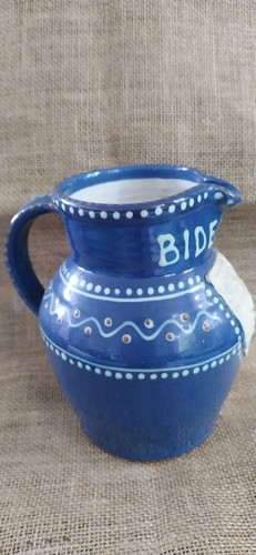 Bideford Pottery Blue Glazed Jug - Picture 3 of 6