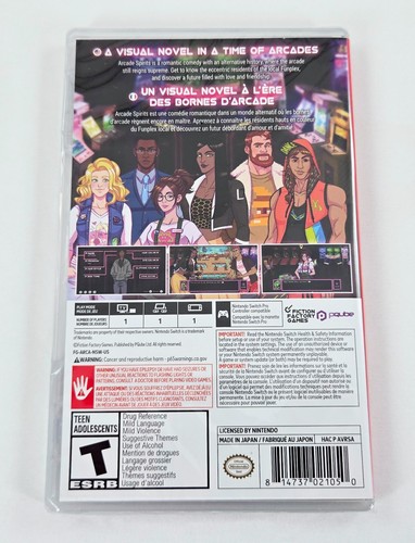 ARCADE SPIRITS BRAND NEW SEALED 2022 Authentic Nintendo Switch - Picture 2 of 4