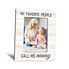 Nanny Gifts Picture Frame 5x7, Grandma Photo Frame, Christmas call nanny