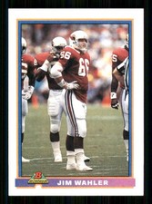 1991 Bowman #429 Jim Wahler RC Phoenix Cardinals 59304