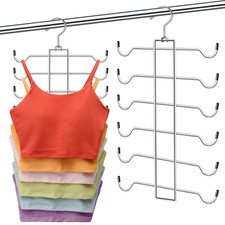 1 Pack Closet-Organizers-And-Storage,6 Tier Tank-Top-Hangers-Space-Saving,Closet