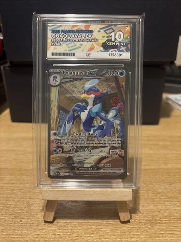 Pokémon TCG Quaquaval EX Holo Card Paldea Evolved Full Art 260/193 Ace 10 Gem MT