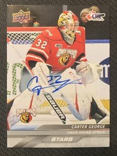 CARTER GEORGE 2024-25 Upper Deck CHL Stars Autograph Auto #331