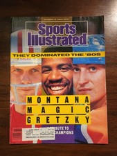 Sports Illustrated 15/10/1989 dominaron la década de 1980 Montana Magic Gretzky