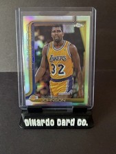 Topps Chrome 2025 Magic Johnson Refractor #244 Los Angeles Lakers Basketball