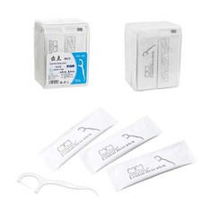 50 Count,Individually Wrapped Micro Dental Floss 50 Pcs 1 Count Pack of 50 