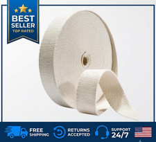Cotton Webbing 1 Inch 12 Yards Natural Straps for Bags Handles Tote Bag Belts