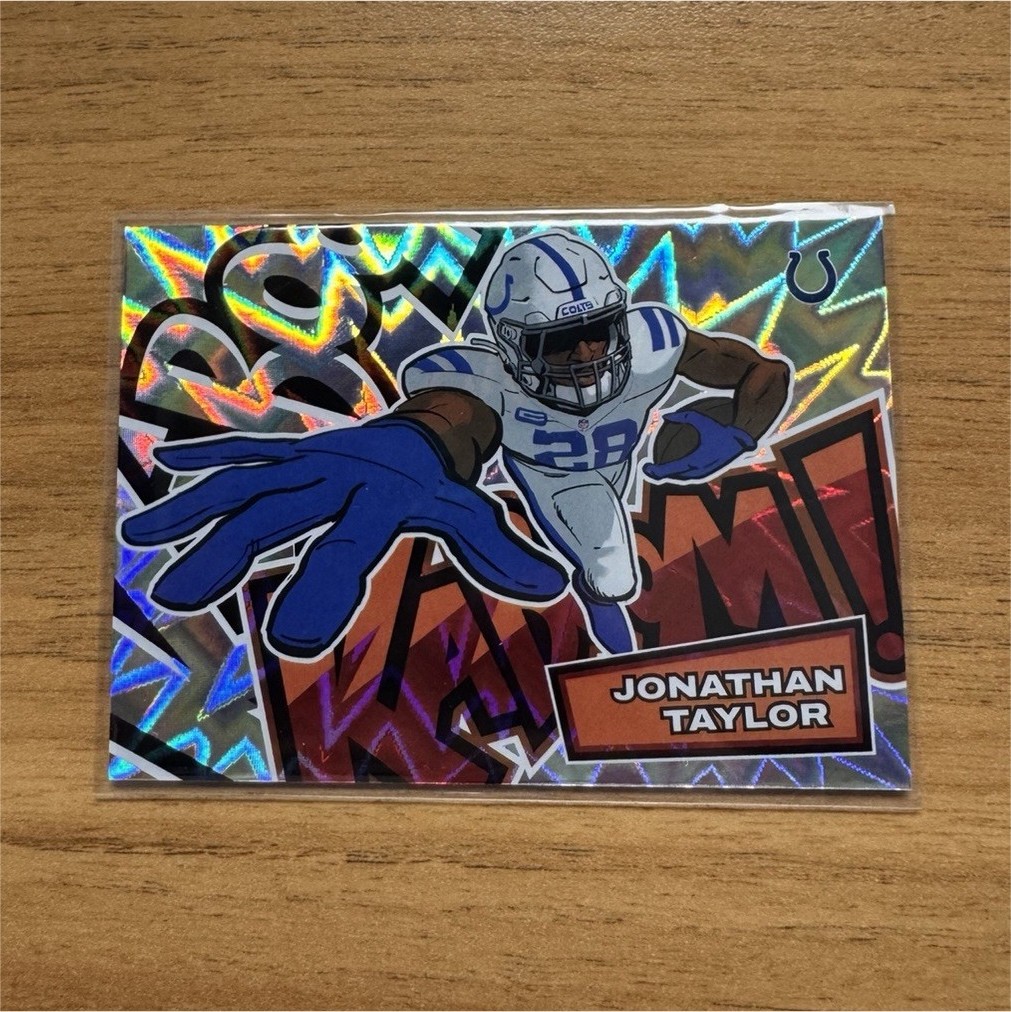 Panini 2025 Absolute Kaboom! Horizontal Jonathan Taylor #14 Colts NFL Football