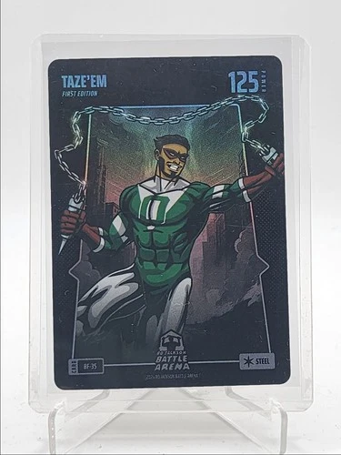 JAYSON TATUM TAZE\'EM 2024 BO JACKSON BATTLE ARENA STEEL FIRST BATTLE FOIL Q5918