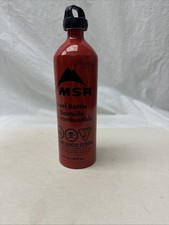 NEW MSR 30oz Aluminum Liquid Fuel Bottle W/leakproof Cap 887 mL Camping Hiking