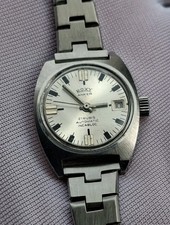 Vintage Roxy Anker 21 Rubis Automatic Incabloc/Germany/Waterresistant/All Steel