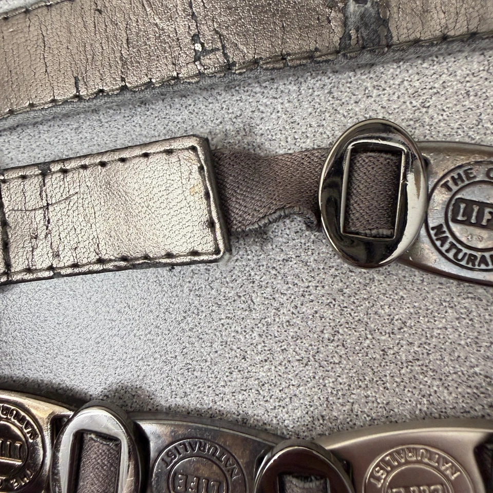 Cinturón Suzi Roher Mujer Mediano Plus Plata Metálico Metal Cadena Naturalist Life Foto 2 de 4