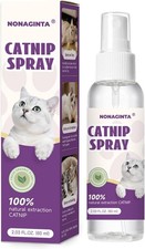 Catnip Spray for Cats, Catnip Mist for Indoor Cats - Organic Herbal Formula t...