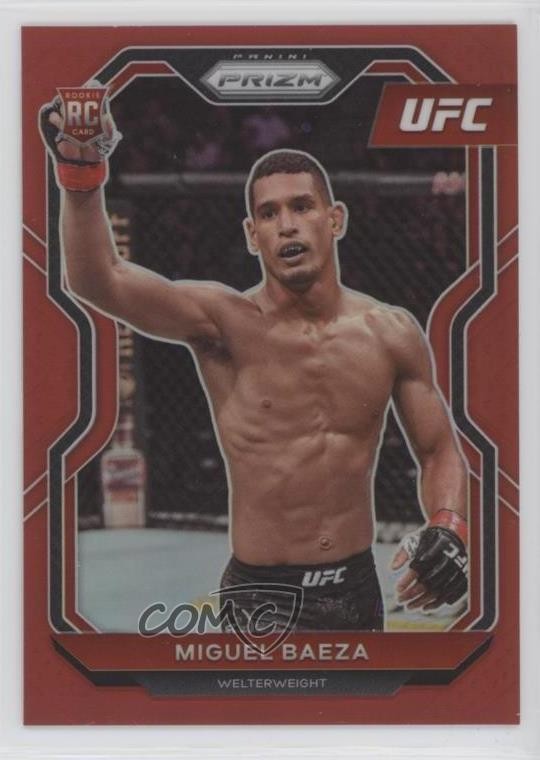 2021 Panini Prizm UFC Red Prizm 20/275 Miguel Baeza #92 0u5r