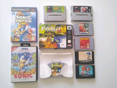 Restposten Vintage Videospiele (Super Nintendo SNES, Nintendo 64, PS2 & Sega)