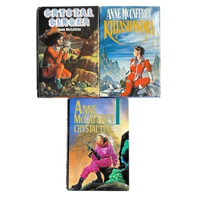Crystal Singer Trilogy by Anne McCaffrey Complete Set Series Sci-Fi Books Lot