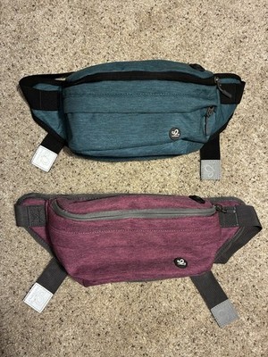 2 Waterfly His & Hers Crossbody Sling Backpack Travel Hiking Fanny Pack