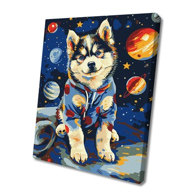 #ad Painting by Numbers kit Cosmic husky KHO6645 $27.69