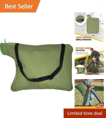 Leaf Blower Vacuum Zippered Bottom Dump Bag for for Ultra Blower Rake & Vacuu...