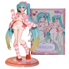 20cm Hatsune Miku Pajamas Ver Anime PVC Figure Standing Model Toy Gift