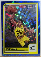 2023 PANINI NBA HOOPS - OCHAI AGBAJI BLUE HYPER Utah JAZZ 