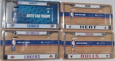NBA Chrome License Plate Frame by Rico Industries -Select- Team Below