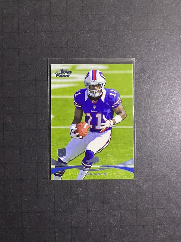 2010 Topps Prime T.J. Graham Retail Blue Rookie Parallel Card #9 - Buffalo Bills