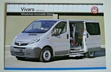 Vauxhall . Vivaro . Wheelchair Accessible Vehicle . 2008 Sales Brochure