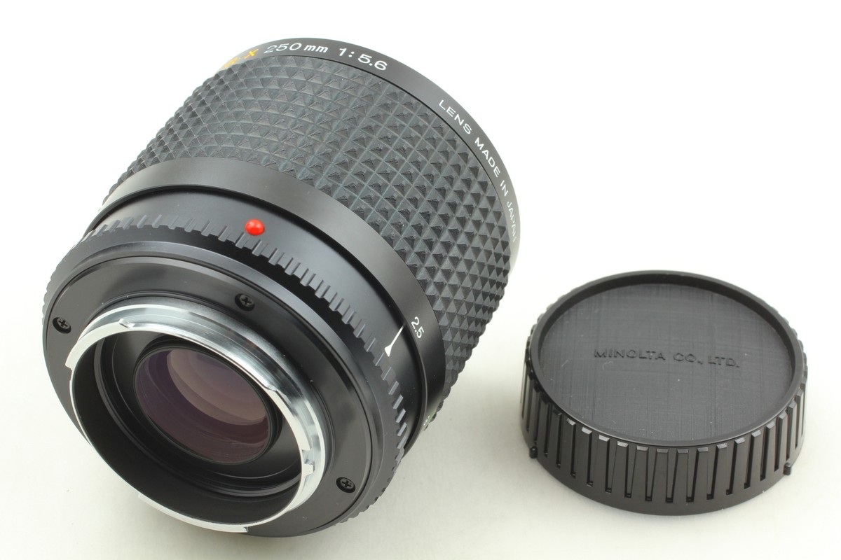 その他 minolta rf rokkor-x 1:5.6 250mm MINOLTA RF ROKKOR-X 250MM F5.6 MIRROR REFLEX LENS N MINT