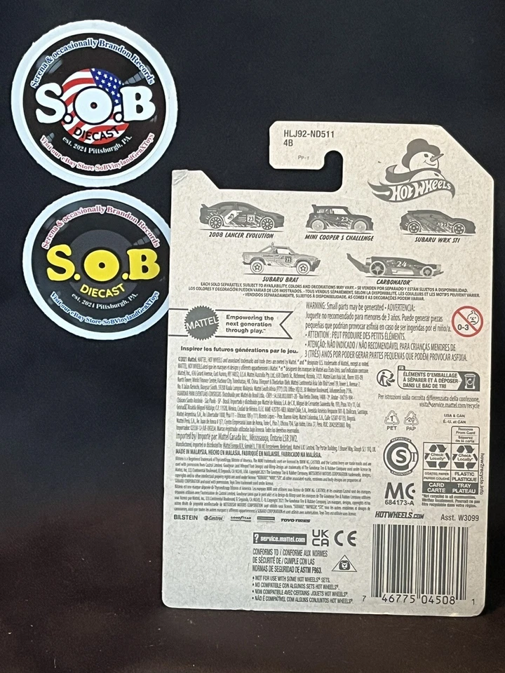 Hot Wheels Mini Cooper S Challenge разноцветный литой запечатанный почти как новый состояние товара - Изображение 3 из 3