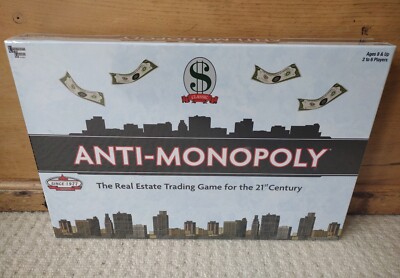 Anti Monopoly Brettspiel von University Games um 2009 *NEU & VERSIEGELT*