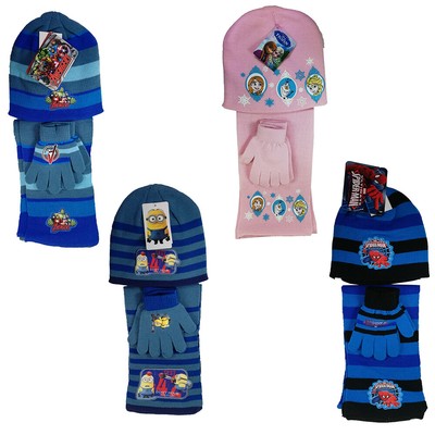 child's hat scarf and glove set