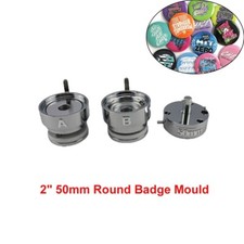 2" 50mm Die Mould Round Badge Mould Press DIY for Badge Button Making Machine