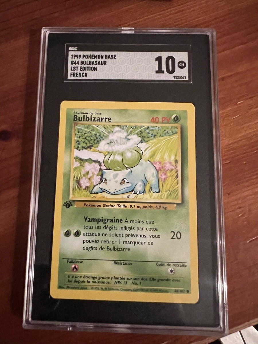 Pokemon 1st Edition French Base Set Bulbasaur 