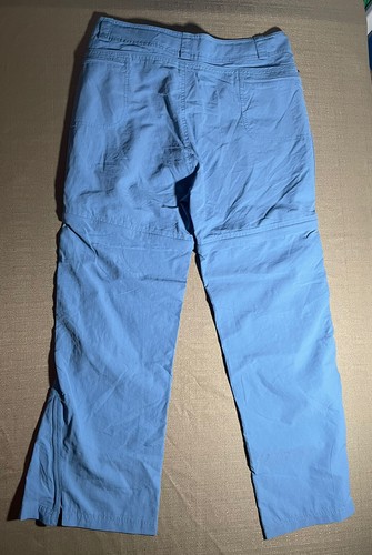 REI Girls XL Purple Blue Convertible Zip Off Pants Shorts Nylon Hiking Compass - Picture 6 of 6