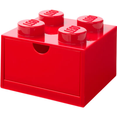 Room Copenhagen LEGO Schreibtischschublade 4     , Aufbewahrungsbox, rot
