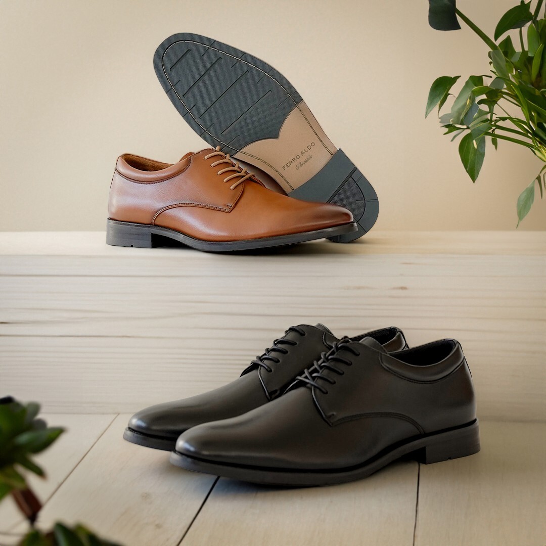 SAOLA Scarpe derby uomo punta tonda Ferro Aldo ARLEN