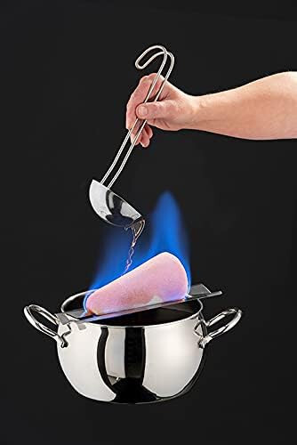 APS Fondue-und Feuerzangenbowle Set,Zuckerzange, Feuerzange,Fondue-Topf-neu ovp - Bild 6 von 7