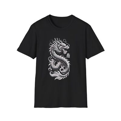 Dragon T-shirt Men Women Graphic Tee Clothing Apparel Chinese Dagon Symbol Gift